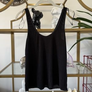 Zara black tank top